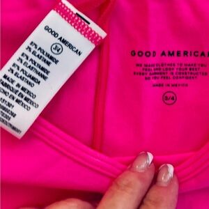 Good American Bright Pink Apparel NWT